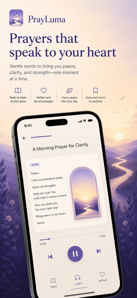 Listen to prayers in the app